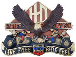 Harley Davidson 42 x 52cm ca.