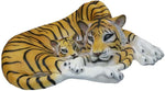 Tiger mit Junges ( 115 x 85 x 35cm ca. )