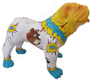 Englische Bulldog 74 x 90 cm ca.