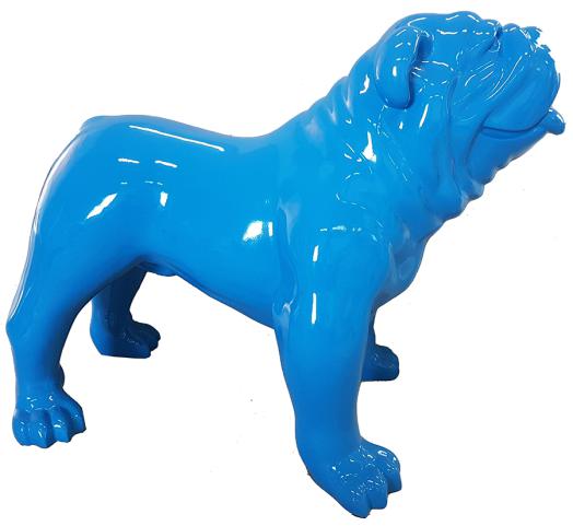 Bulldog blau 72 x 90cm ca.