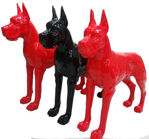 Red Dog 110 x 125cm ca. ( rot )
