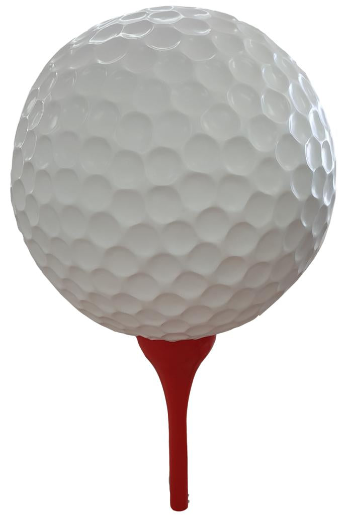 Golfball auf Tee 120cm ca.